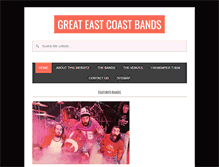 Tablet Screenshot of greateastcoastbands.com